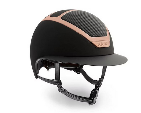 KASK helmet Black and salmon pink